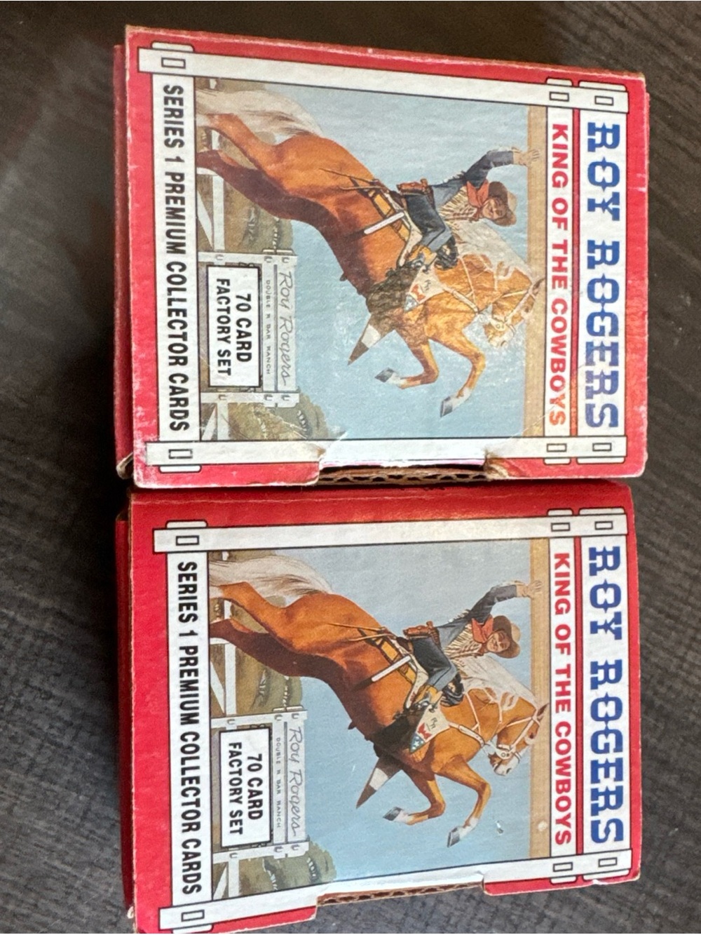 Roy Rogers King Of The Cowboys Series 1 Col. Cards  1 Full Box And 1 half Box